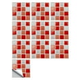 thumbnail image 1 of BMYJ 1Set 10pc Adhesive Tile Sticker for Kitchen and Bathroom, Mosaic Colorful Vinyl Waterproof Wall Sticker Decoration, DIY Peel and Stick Backsplash Tile, Easy to Apply and Remove, Home Upgrade, 1 of 1