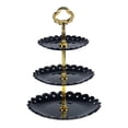 thumbnail image 1 of BMYJ Large Plastic Dessert Stands, Cupcake Stand, 3 Tiered Serving Display Stand Reusable Pastry Dessert Tower Tray/Platter for Tea Party and Wedding, 1 of 1