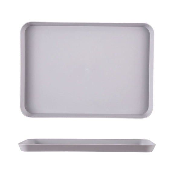 BMYJ 3 Pack Serving Trays, 16x11 Inch Rectangular Melamine Platters for Party, Tray for Serving Food, Cookies, Desserts, Great Gift for Home Use