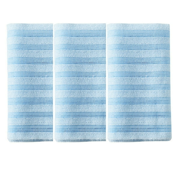 BMYJ 3PC Exfoliating Washcloth Body Scrubber Back Scrubber for Shower Beauty Washcloth Bath Wash Cloth Exfoliation Luffah Towel Net Sponge Loofah Body Scrub
