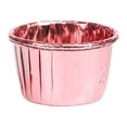 thumbnail image 1 of BMYJ 50Pcs Baking Cups Cupcake Liners Cake Cup Holder Aluminum Party Wedding,Disposable Dessert Paper Baking Cups Mini Cheesecakes Holders for Birthday Wedding Party, 1 of 3