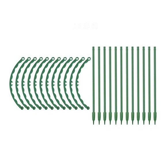 ​​BMYJ 6/12 Pack Half Round Plastic Plant Support Ring | Tomato Hydrangea Climbing Plant Cage Holder | Garden Flower Pot Indoor Plants Support Stake Growing Gardening System​​