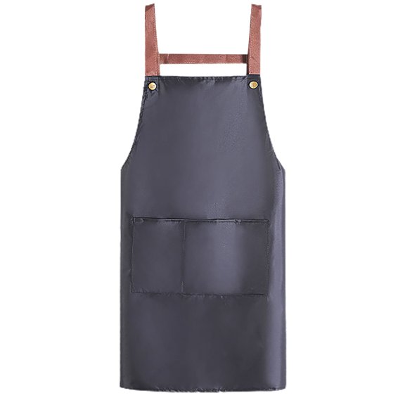 BMYJ Adjustable Bib Apron with Pockets,Unisex Cooking Apron with Waist Ties,Spill-Protective Kitchen Apparel for Chefs,Grill Masters,Restaurant Staff Use,Cotton Canvas Smock for Painting Gardening