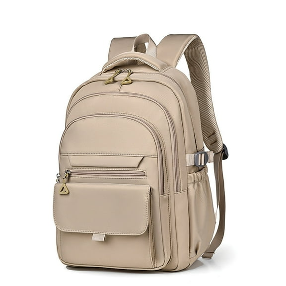 BMYJ Aesthetic Daypack Backpack, Water-Resistant 15.6" Laptop Backpack for Women and Men, Featuring Touch-Fastener and Anti-Theft Pockets