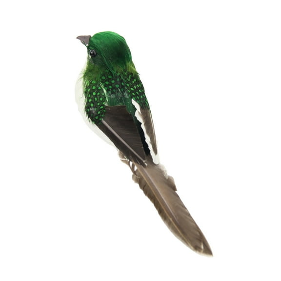 BMYJ Artificial Birds Simulation Foam Feather Birds for Crafts, Mini Realistic Birds Sparrow with Wire Feet for Home Decoration Garden Wedding Ornaments