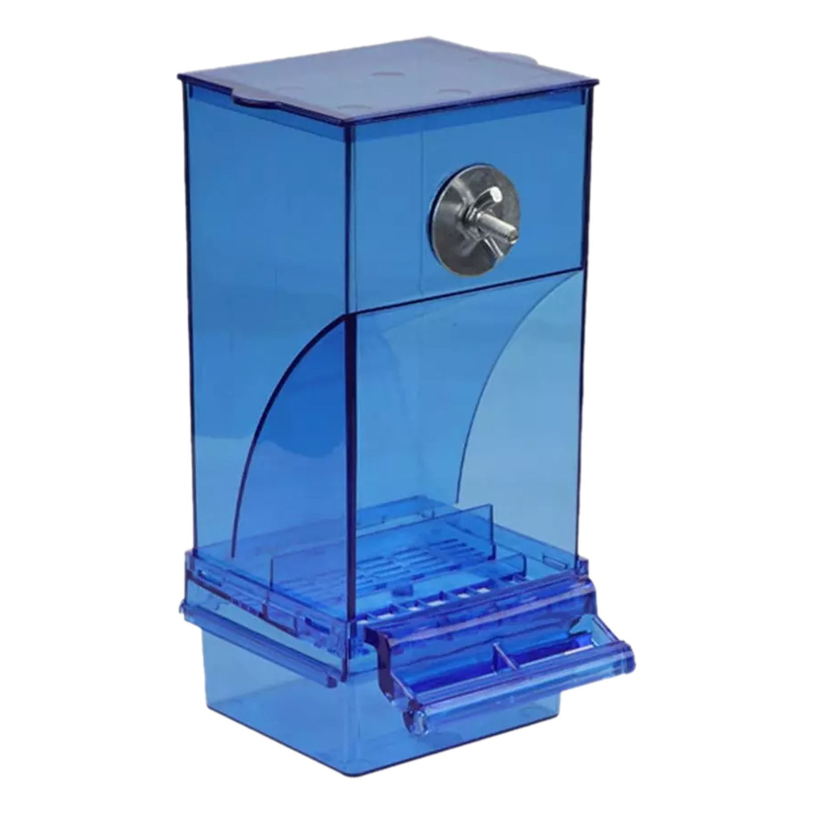 View of BMYJ Automatic Bird Feeder No Mess for Cage Inside Birds Stuff Cage ...