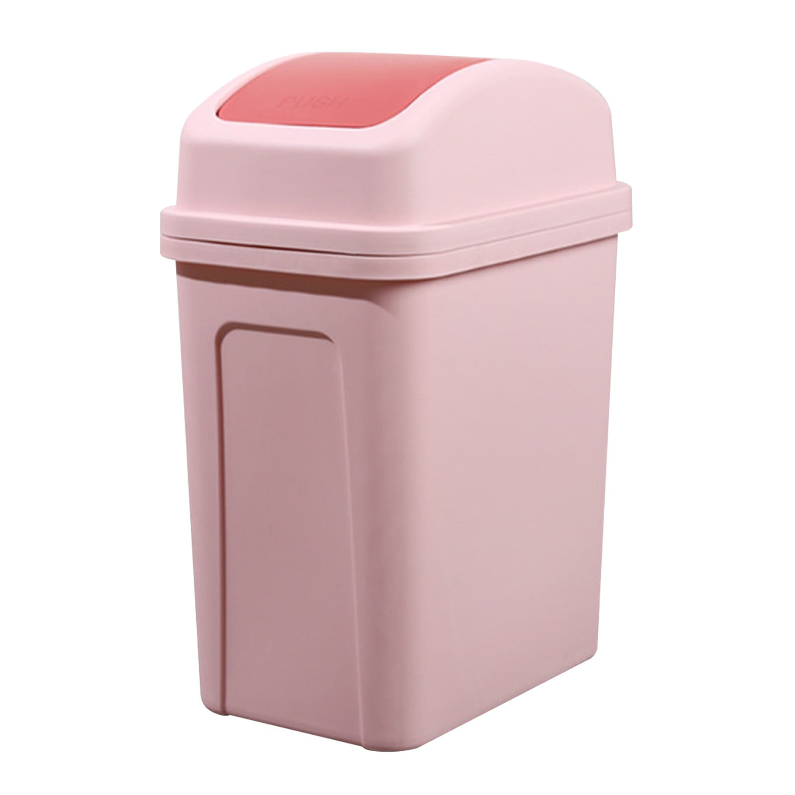 BMYJ Bathroom Trash Can With Lid 5.5 Plastic Garbage Can With Lid Waste Basket Trash Proof Trash Can Small Plastic Trash Can,Slim Trash Bin Waste Basket for Bathroom,Bedroom,Office,Living Room