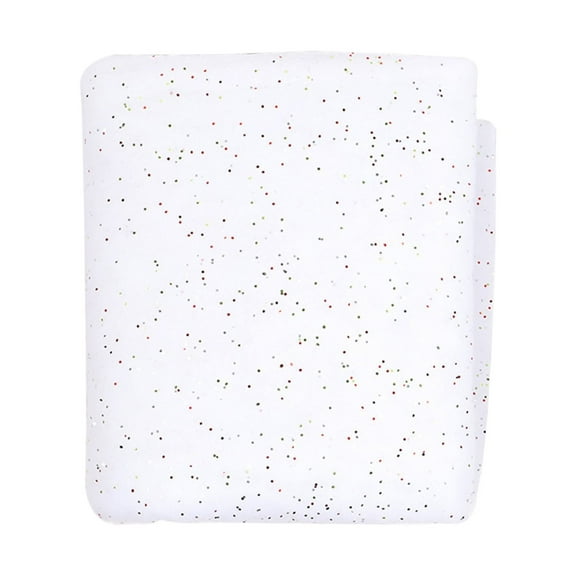 BMYJ Christmas Glittered Snow Blanket Artificial Snow Glittered Blanket White Snow Decoration for Village Display Xmas Tree Base Cover Indoor Decor Scene Supplies