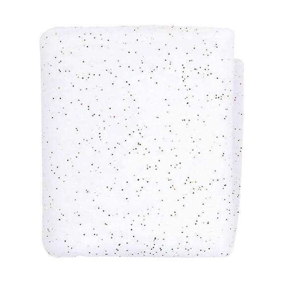 BMYJ Christmas Glittered Snow Blanket Artificial Snow Glittered Blanket White Snow Decoration for Village Display Xmas Tree Base Cover Indoor Decor Scene Supplies