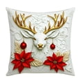 thumbnail image 1 of BMYJ Christmas Shaped Plush Cushions Man/Snowman/Reindeer Throw Pillows Festive Home Decoration Sofa Cushions for Christmas Winter Holiday Party Outdoor Bedroom Cushion Decoration, 1 of 4