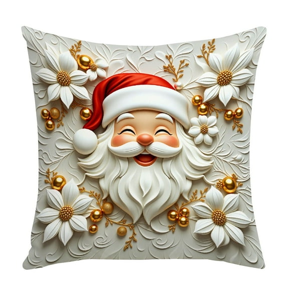 BMYJ Christmas Shaped Plush Cushions Man/Snowman/Reindeer Throw Pillows Festive Home Decoration Sofa Cushions for Christmas Winter Holiday Party Outdoor Bedroom Cushion Decoration