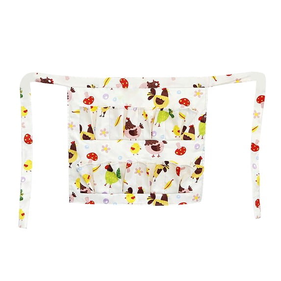 BMYJ Fashion Eggs Collecting Apron, Pockets Holds Chicken Farm Home ...
