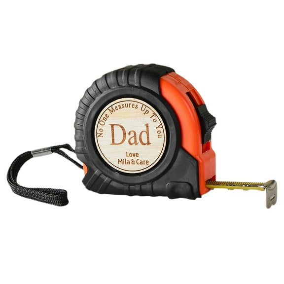 BMYJ Father's Day Gift Tape Measure with Creative Lettering Design, Unique Practical Measurement Tool for Handyman Workshop Toolbox Present