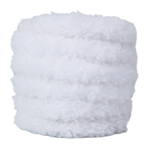 BMYJ Faux Fur Yarn, Soft Chunky Polyester Plush Fur Eyelash for Crocheting Knit Blanket Rug Sweater Scarf Hat Bear Craft,Wrapping DIY Craft