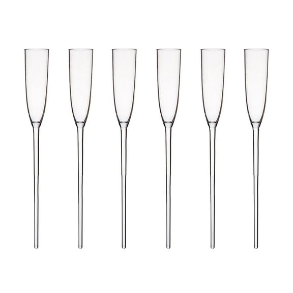 BMYJ Floating Champagne Flutes Floating Champagne Glasses For The Pool Floating Wine Glass Champagne Flutes Bouquet Vintage Acrylic Colorful Transparent Glasses For Wedding Party