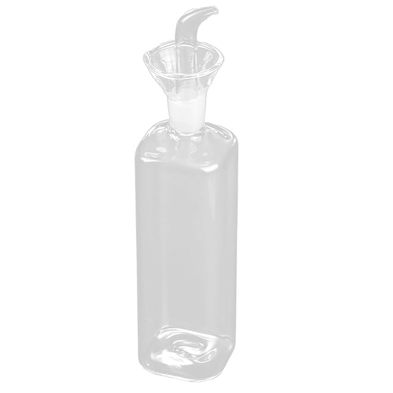 BMYJ Glass Oil Bottle Olive Oil Dispenser,Cooking Oil Vinegar Measuring Dispenser with Spout for Kitchen BBQ,Glass Bottle Olive Oil Container,Pourer Cap