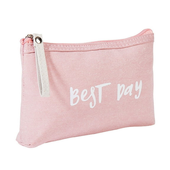 BMYJ Makeup Bag Cotton Zipper Pouch for Purse Travel Canvas Make Up Organizer for Women Cosmetic,Large-Capacity Cosmetic Bag Multi-function Travel Cosmetic Bag
