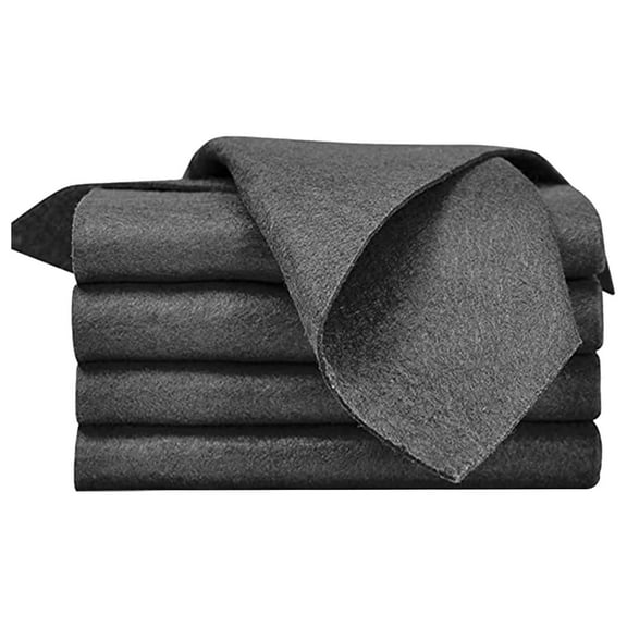 BMYJ Microfiber Cleaning Cloth, Grey High Performance Towels, Ultra Absorbent, Streak-Free for Car Washing, Windows, Mirrors, Glass, Countertops, Weave for Grime, Dust, Liquid