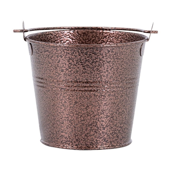 BMYJ Mini Fry Basket Containers, Small Metal Buckets and Tin Pails, Decorative Buckets for Candy, Snacks, Small Plants, Toys, Drinks, Easter, French Fry Basket Holders, Party and Home Decor