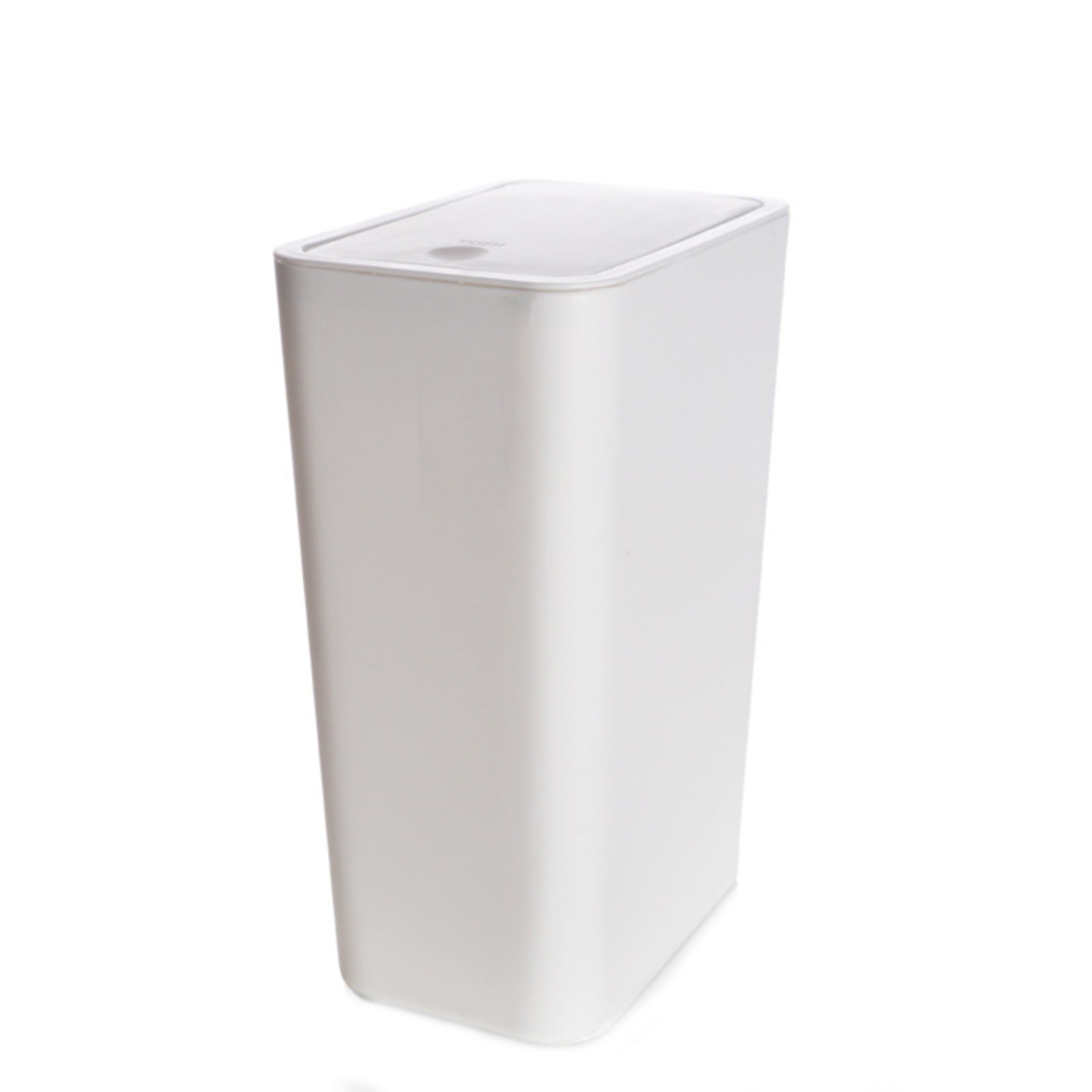 BMYJ Narrow Bathroom Trash Can with Lid,10L / 2.6 Gallon Cute Bedroom ...