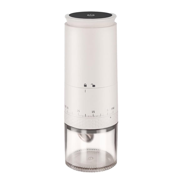 BMYJ Portable Electric Conical Burr Coffee Grinder,Rechargeable Mill with Adjustable Grind Settings,Compact Cordless Travel Grinder for Cold Brew,Pour Over,Espresso,Travel,Camping and Home Use