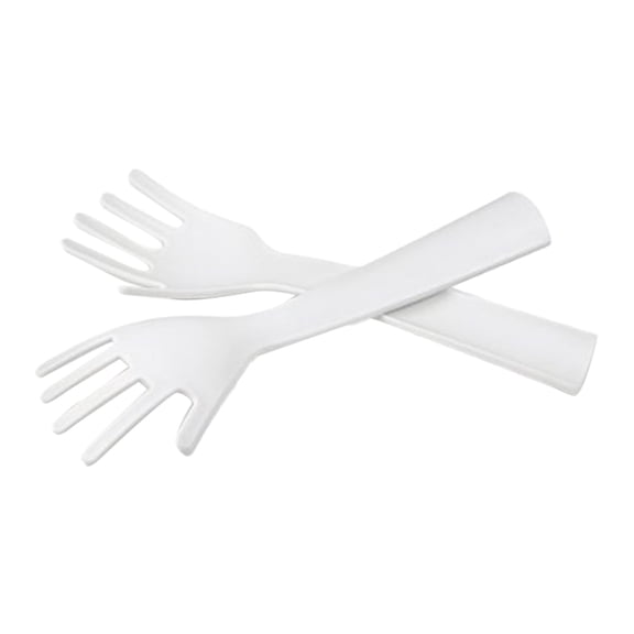 BMYJ Practical Two-Handed Molding Fork Kitchen Tool, Creative PP Material Large Mixing and Mashing Utensil, Mixes Ingredients Mashes Food and Whisks Eggs Easily, for Baking and Cooking