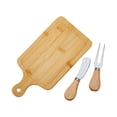 thumbnail image 1 of BMYJ Round Wood Charcuterie Board Set with Stainless Steel Knives and Forks, Mini Cheese Serving Board, Includes Thank You Card and Gift Box, Perfect for Wedding Guests and Party Gifts, 1 of 9