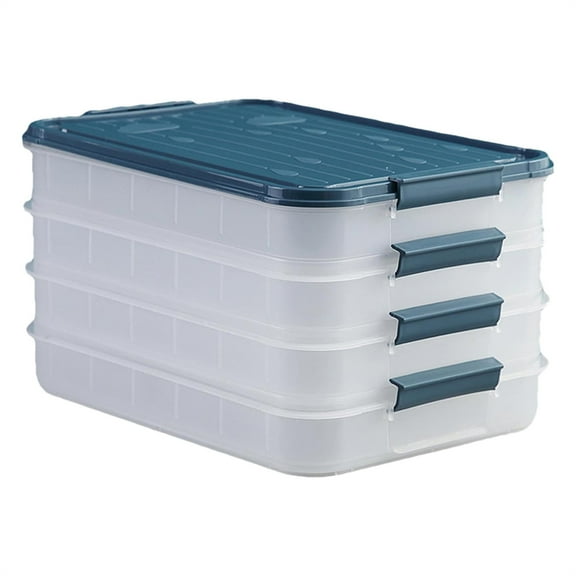 BMYJ Rounded Stackable Food Storage Box with Transparent Framed Lid, Ideal for Cold Cuts, Cheese, Fruits, and Vegetables, Food Storage Containers for Fridge and Pantry, Space-Saving Design