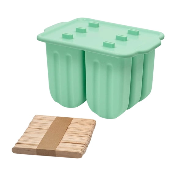 BMYJ Six Piece Ice for Home Use,DIY Ice Sticks Grade with Dust Cover,Includes 50 Sticks, Reusable Ice Stick,Washable Plastic Clear Ice Cubes for Whiskey,Wine,Coffee,Cocktail Chiller 