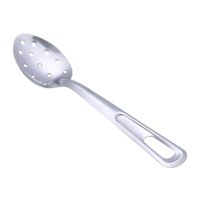 BMYJ Stainless Steel Buffet Spoon, Communal Serving Soup Spoon Colander Extended Stir Fry Spoon for Food Serving, Strain Liquids Kitchen Tool