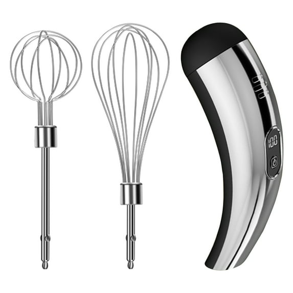BMYJ Stainless Steel Eggbeater, Efficient Egg Scrambler and Hand Mixer, Features Rotating Semi-Automatic Design for Easy Stirring Without Tiredness, Perfect for Making Cream and Beating Eggs