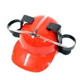 thumbnail image 1 of BMYJ Summer Lazy Drink Beverage Hat Creative Water Pipe Drinking Beverage Hat,Can Holder Drinker Hat Cap with Straw for Beer and Soda - Party Fun, 1 of 1