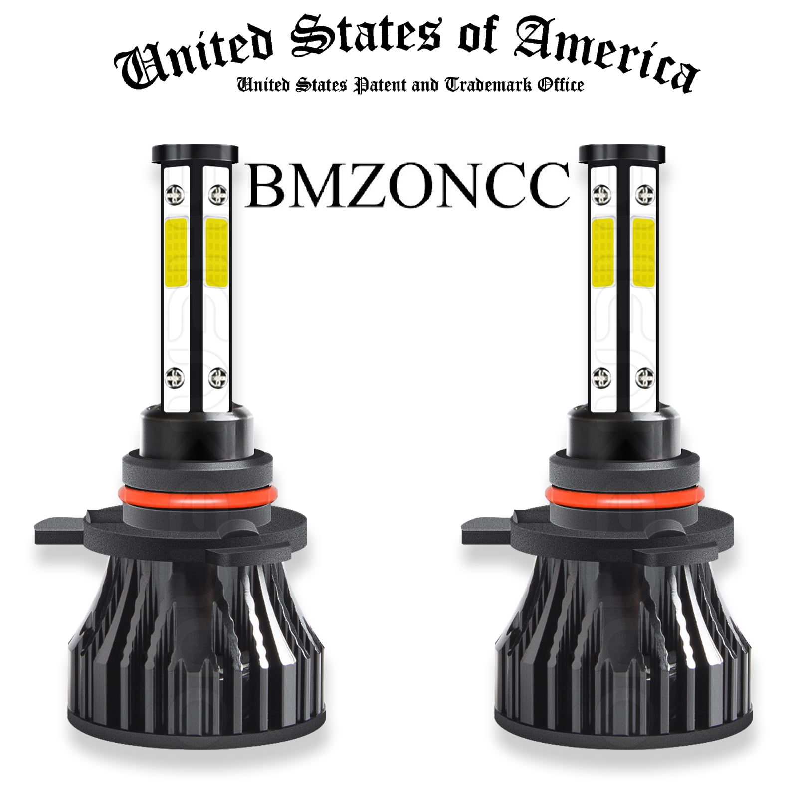 BMZONCC 2x 9012 LED Headlight For Dodge Dart 2013-2015 High/Low