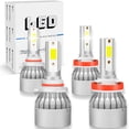 thumbnail image 1 of BMZONCC 4Pcs 6000K  LED Headlight Bulb For Honda Accord 2013-2015 High 9005+Low H11, 1 of 9