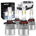 thumbnail image 1 of BMZONCC 4pcs 9005 H11 LED Headlight Bulbs Light  2015-2020 Ford Expedition White Super Bright, 1 of 13