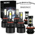 thumbnail image 1 of BMZONCC 6x LED Headlight bulb+Fog Light For Lexus ES350 2011-2012, 1 of 12
