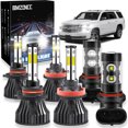thumbnail image 1 of BMZONCC 9005 H11 LED Headlight 9145 Fog Light 6x Bulbs Combo For Chevrolet Colorado 2015-2019, 1 of 10