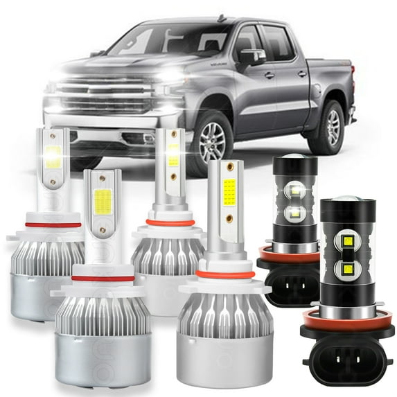 BMZONCC For Chevy Colorado 2004-2008LED Headlight High/Low Fog Light Kit