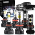 thumbnail image 1 of BMZONCC For Dodge RAM 1500 2500 3500 2013 2014 2015 4sided LED Headlight Fog Light Bulbs, 1 of 10
