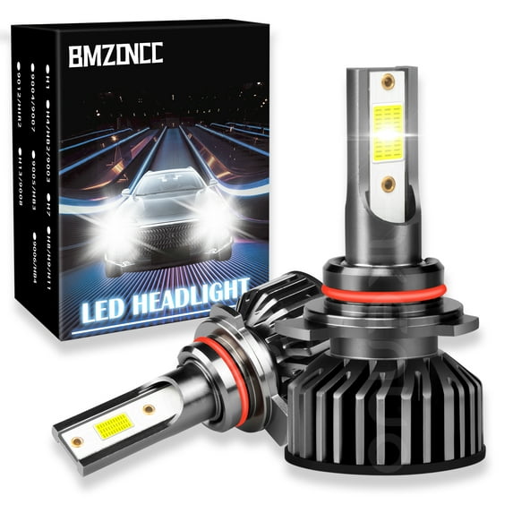 BMZONCC For FIAT 500 2012-2019 Super Bright 9012 LED Headlight Kit Bulbs High / Low Beam White