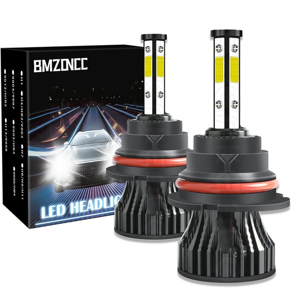 BMZONCC For Ford Taurus 1992-2007 6000K Front LED Headlight Bulbs High/Low Kit 2Pcs