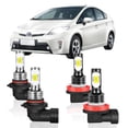 thumbnail image 1 of BMZONCC For Toyota Prius 2010-2015 H11 9005 LED Headlight Bulbs High Low Beam Lamp Cool White 39W 6000K Combo 3800LM 4Pcs, 1 of 14