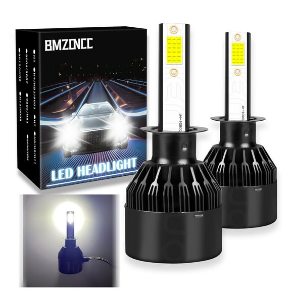 BMZONCC H1 LED Super White Light Headlight Low Beam Bulbs  for Honda CR-V 2005 2006 Pack of 2