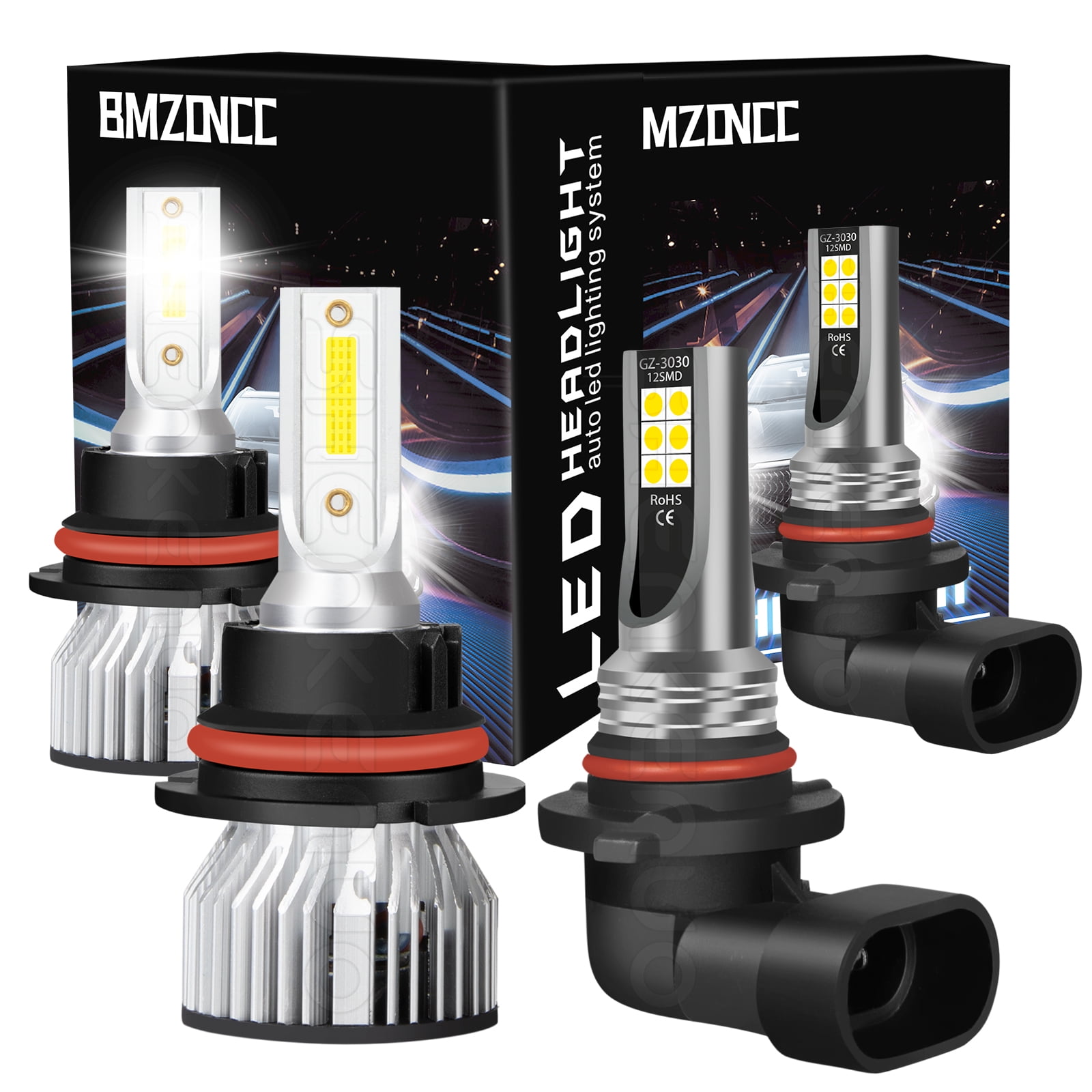 BMZONCC for 2003 2004 05 Dodge Ram 1500 2500 3500 4X 6000K LED ...