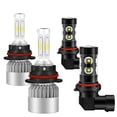 thumbnail image 1 of BMZONCC for Ford F250 F350  2001-2004 - 4X 6000K LED Headlight + Fog Light Bulb, 1 of 14