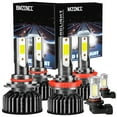 thumbnail image 1 of BMZONCC for GMC Canyon 2015-2022 6x 6000K LED Headlight + Fog Light Bulbs, 1 of 14