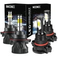 thumbnail image 1 of BMZONCC for  GMC Yukon 2007 - 2014 Combo H13 LED Headlight + H16 Fog Light White Bulbs, 1 of 8