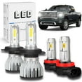 thumbnail image 1 of BMZONCC for Honda CR-V 2002-2004 4X 6000K LED Headlight High Low Beam Fog Light Bulbs, 1 of 17