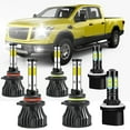 thumbnail image 1 of BMZONCC for Nissan Titan 2004-2015 9005 9006 LED Headlight 880 Fog Light Bulbs, 1 of 16