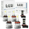 thumbnail image 1 of BMZONCC for Volvo VNL VNM 2004-2015  LED Headlight Bulbs 2-side 9005 H11 High Low Beam H11 Fog Lights 6x Bulbs Combo, 1 of 14